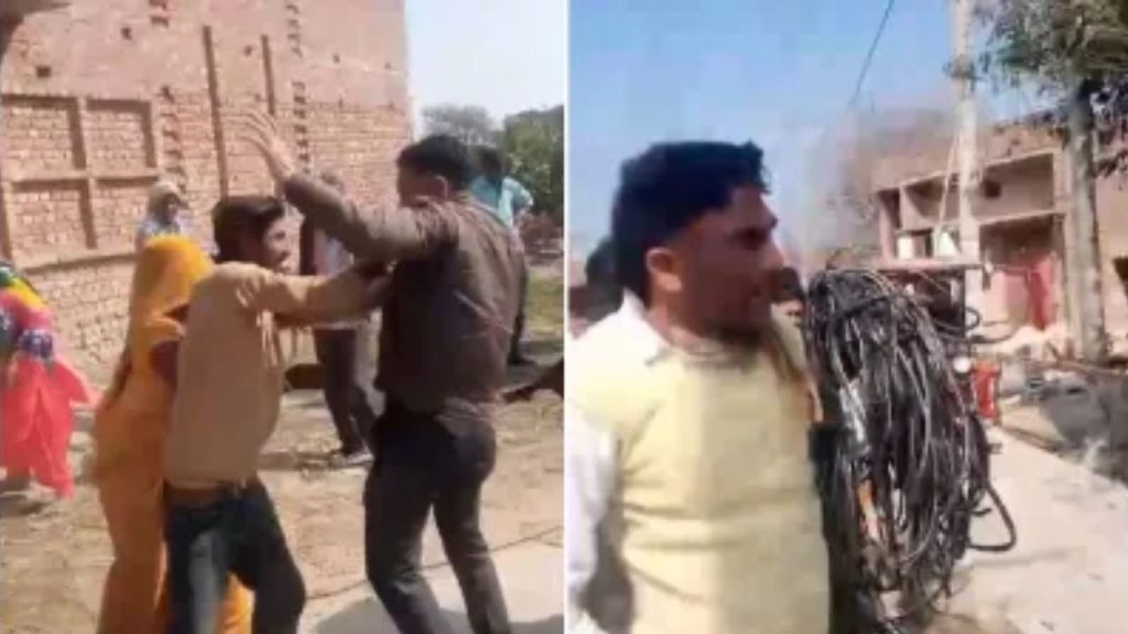 Sambhal : बिजली विभाग को दौड़ा-दौड़ाकर पीटा, अवैध कनेक्शन काटने गई थी टीम