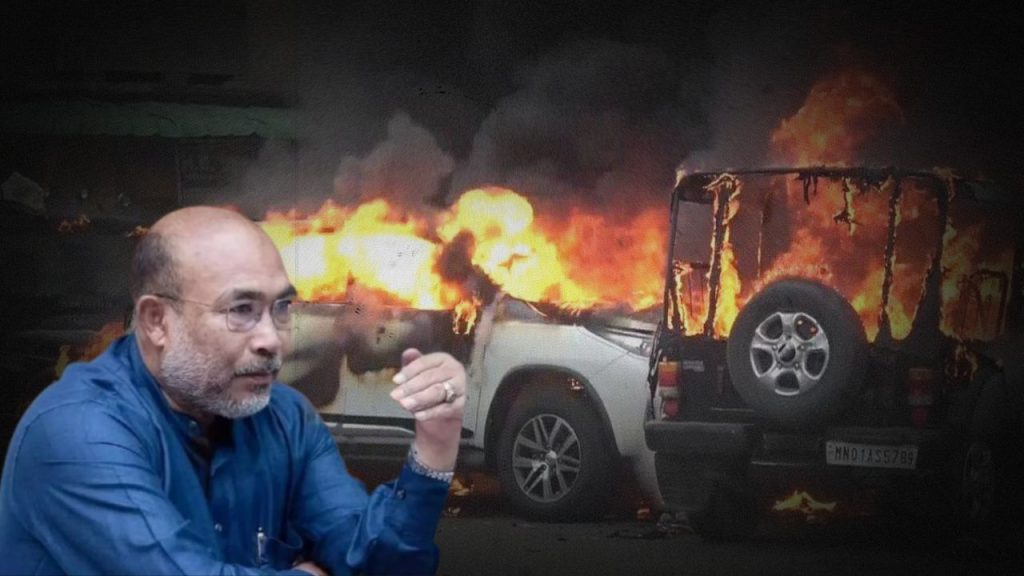 Manipur : मणिपुर के सीएम का इस्तीफ़ा, अब क्यों आई ऐसी नौबत? कांग्रेस का हमला जारी   