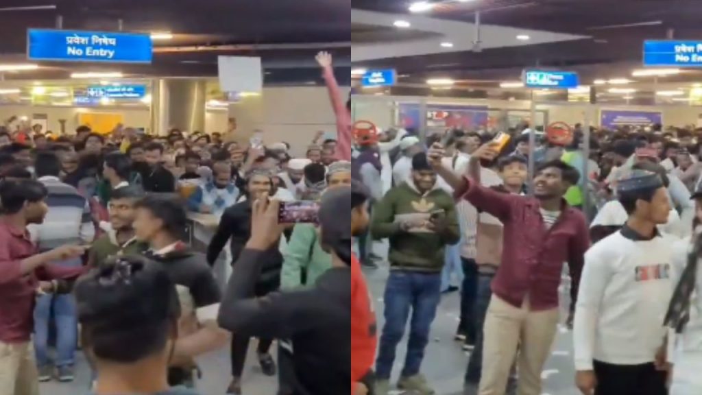 Delhi metro : दिल्ली मेट्रो में मची भगदड़! ‘मुस्लिमों’ ने काटा भयंकर बवाल 