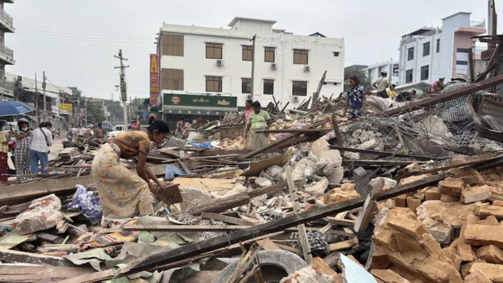 Myanmar Earthquake : भूकंप के झटकों से फिर थर्राया म्यांमार, दहशत में लोग…मचा हाहाकार 