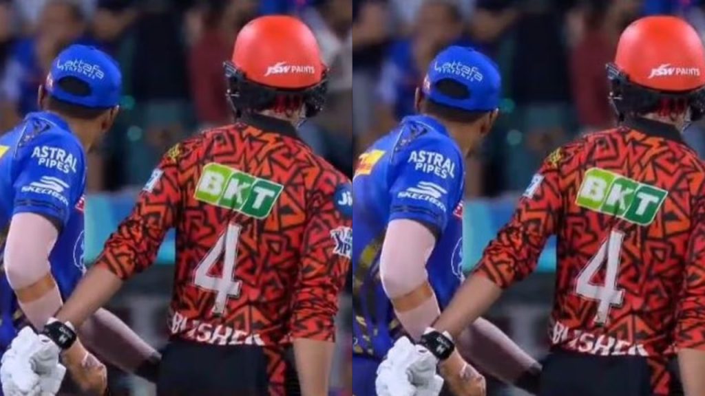 MI VS SRH: लाइव मैच में अभिषेक शर्मा के पॉकेट में डाल दिया हाथ, मैच के बीच क्या खोज रहे थे सूर्यकुमार यादव?