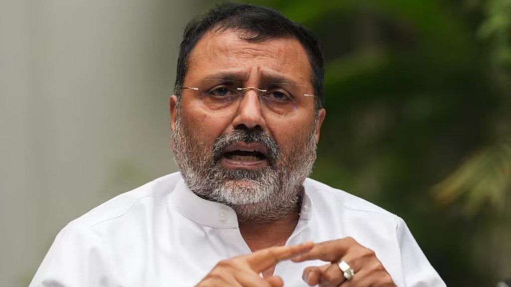 Nishikant Dubey : वक्फ कानून विवाद के बीच भड़के निशिकांत दूबे, कहा “सुप्रीम कोर्ट कानून बनाए तो संसद का क्या काम?”