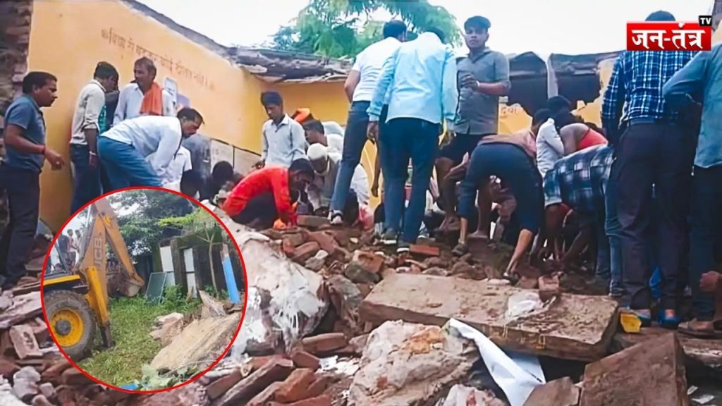 Rajsthan :राजस्थान में अचानक सरकारी स्कूल की छत गिरने से 4 छात्रों की मौत,कई बच्चों के मलबे में दबे होने की आशंका