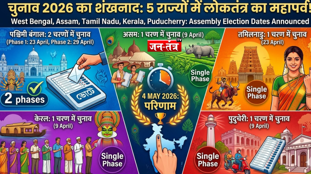 महा-संग्राम 2026: बंगाल में 8 के बजाय सिर्फ 2 चरणों में होगा रण!