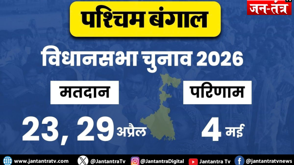 बंगाल में ‘खेला’ की नई तारीखें : 2 चरणों में होगा लोकतंत्र का महापर्व!