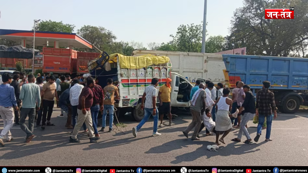 संगम से मुंडन कराकर लौट रहे 8 श्रद्धालुओं की मौत